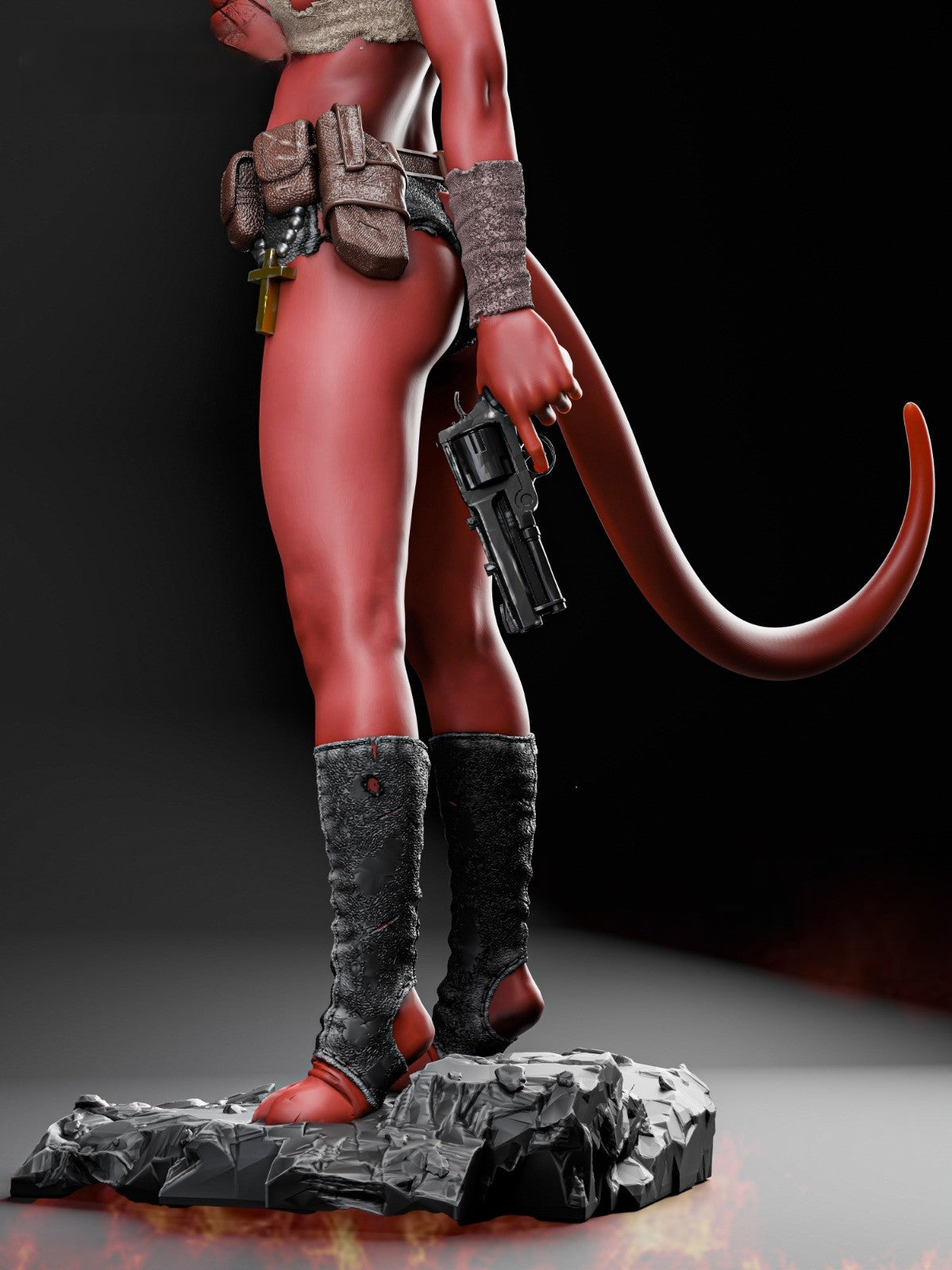 1458 Hellgirl - STL 3D Print Files