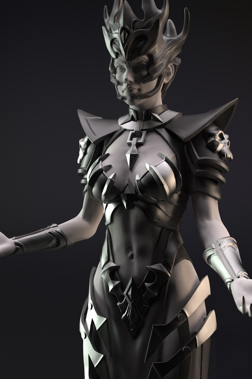 Neycrom NSFW - The Priestess of Death - STL 3D Print Files