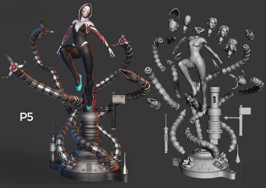 1378 Spider Gwen - MARVEL COMICS - STL 3D Print Files