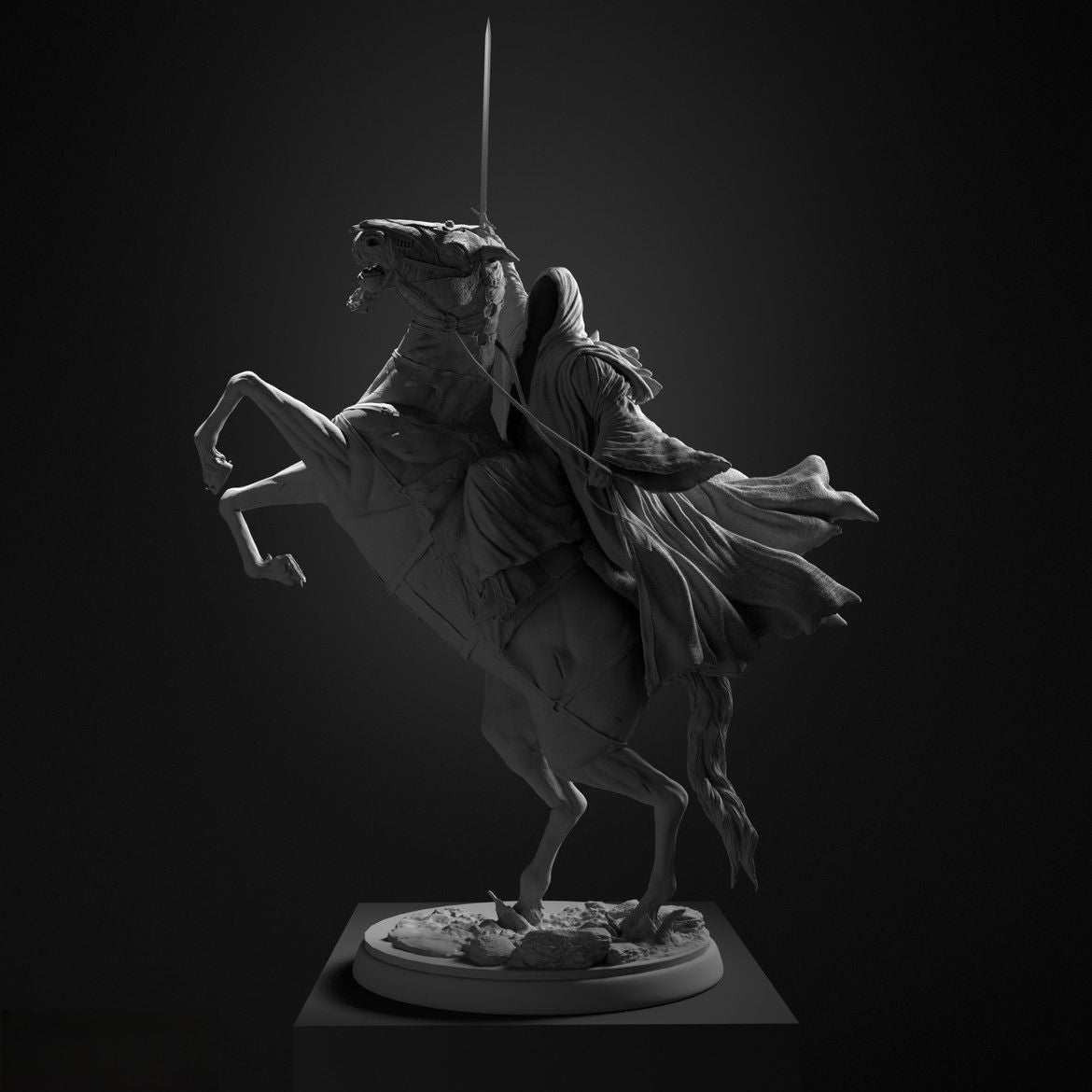 Nazgul Black Riders - Lord Of The Rings - STL 3D Print Files