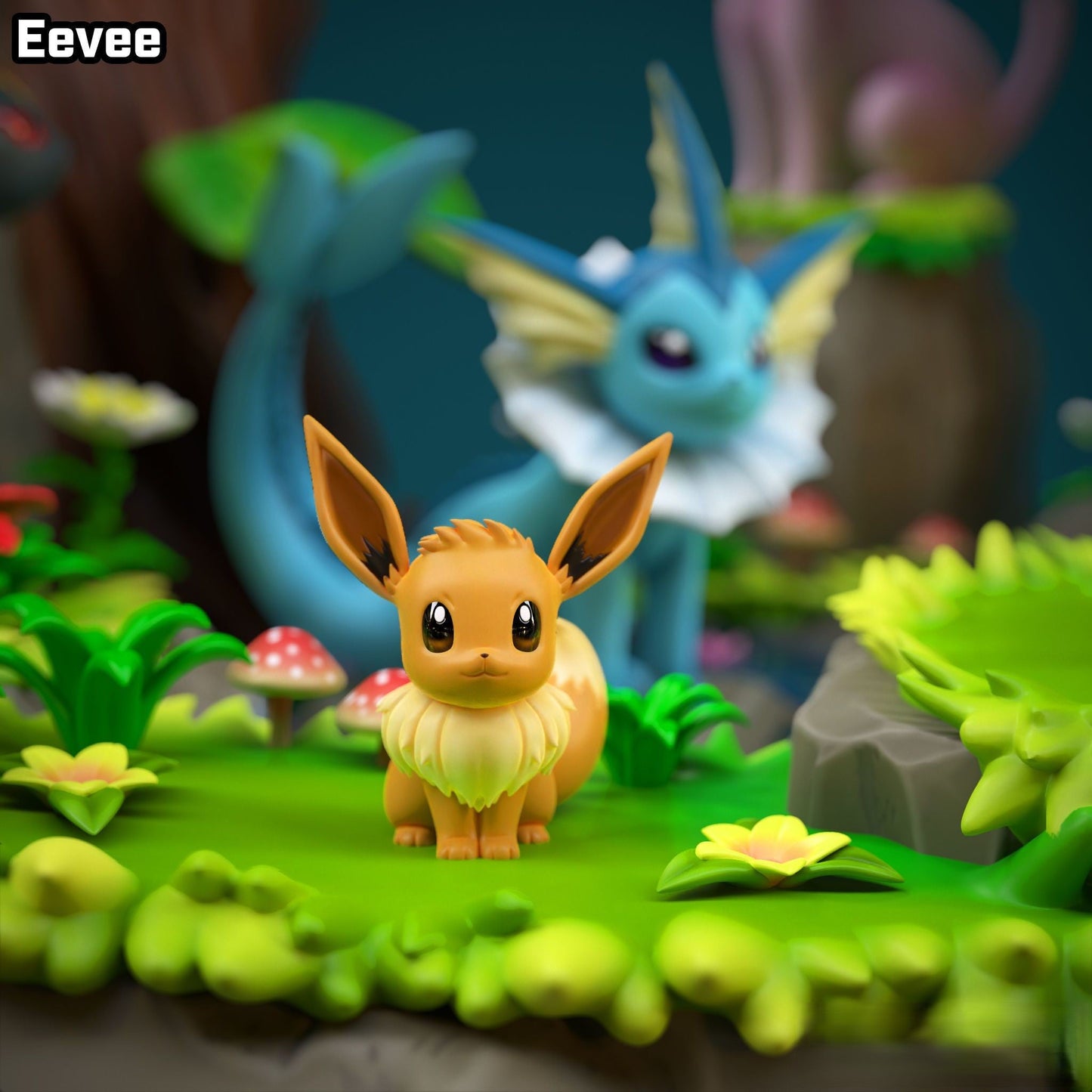 Eeveelutions - Pokemon - STL 3D Print Files