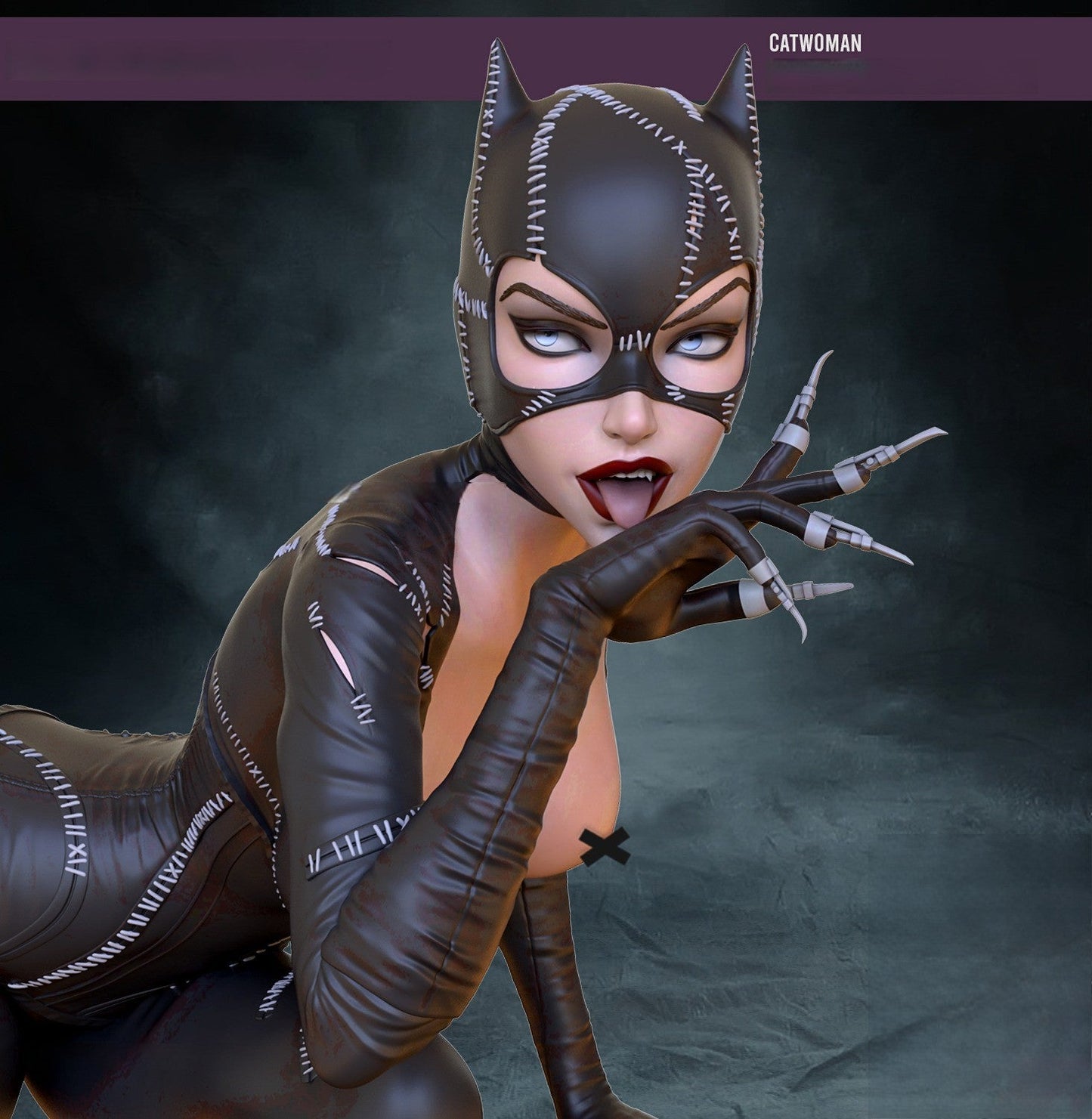 Catwoman NSFW and Batman - DC Comics - STL 3D Print Files