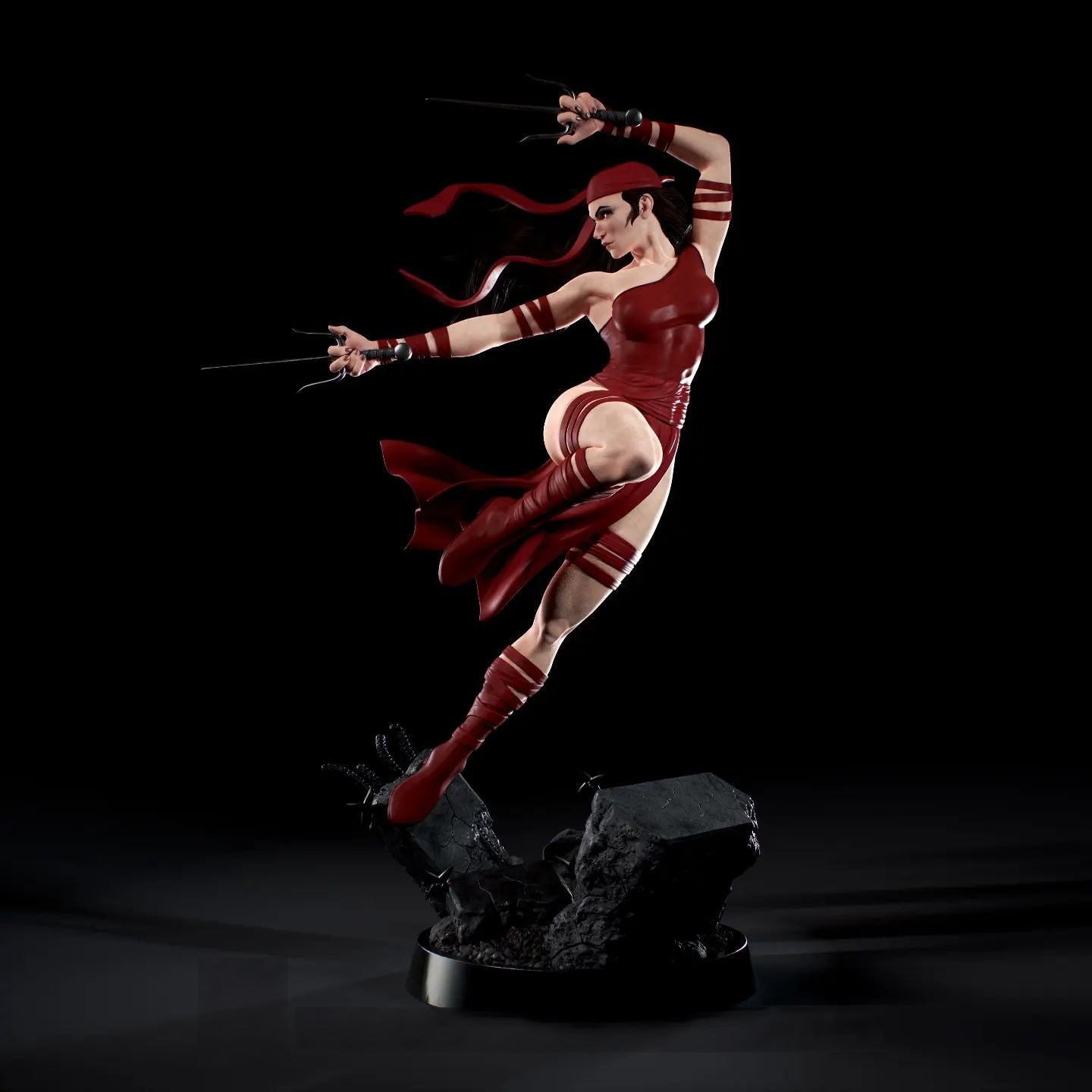 1510 Elektra - Marvel Comics - STL 3D Print Files