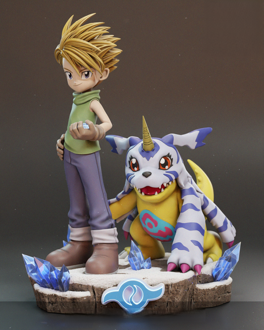 Matt and Gabumon - Digimon - STL 3D Print Files