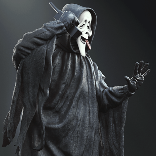 Ghostface - Scream - STL 3D Print Files