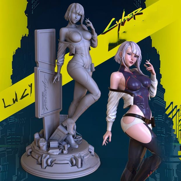 1229 Lucy NSFW - Cyberpunk Edgerunners - STL 3D Print Files