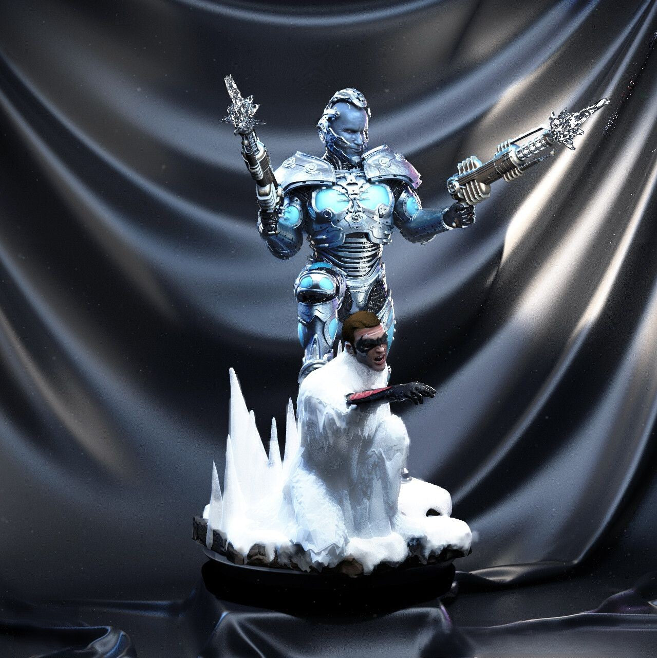 Mr Freeze - Arnold Schwarzenegger - Batman - STL 3D Print Files