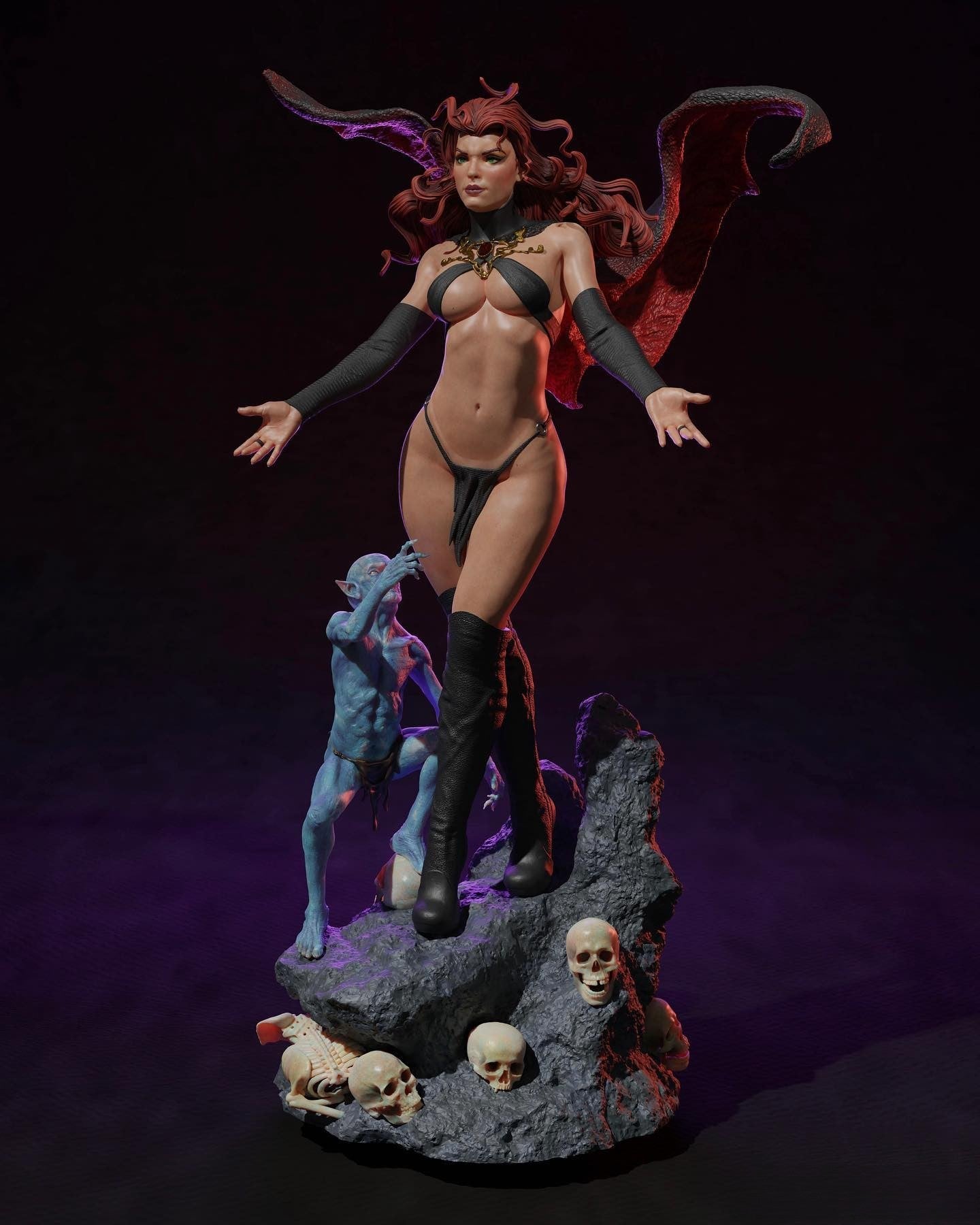 1397 Madelyne Pryor - The Goblin Queen  - STL 3D Print Files