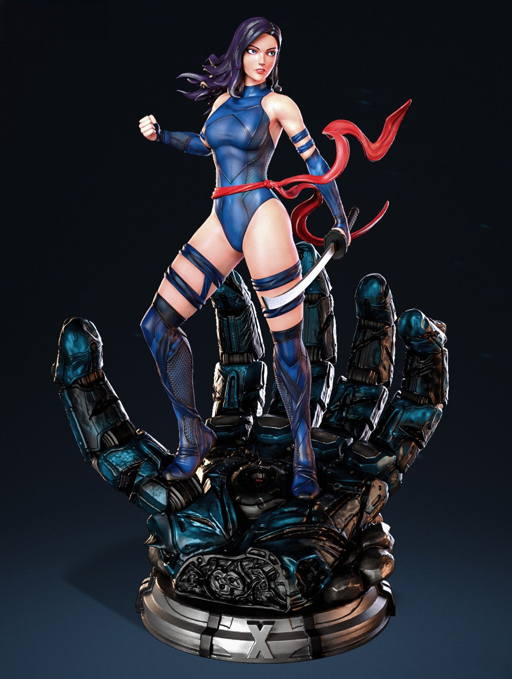 1379 Psylocke - X-MEN  - STL 3D Print Files