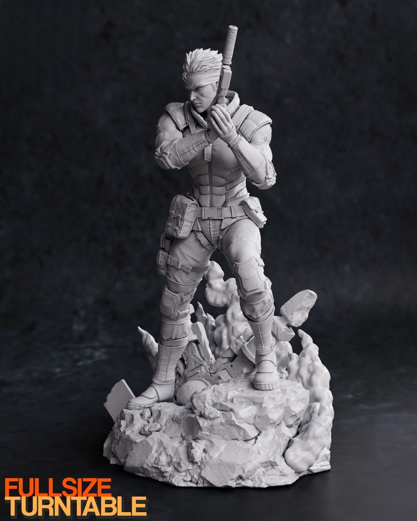 1464 Solid Snake - Metal Gear Solid - STL 3D Print Files