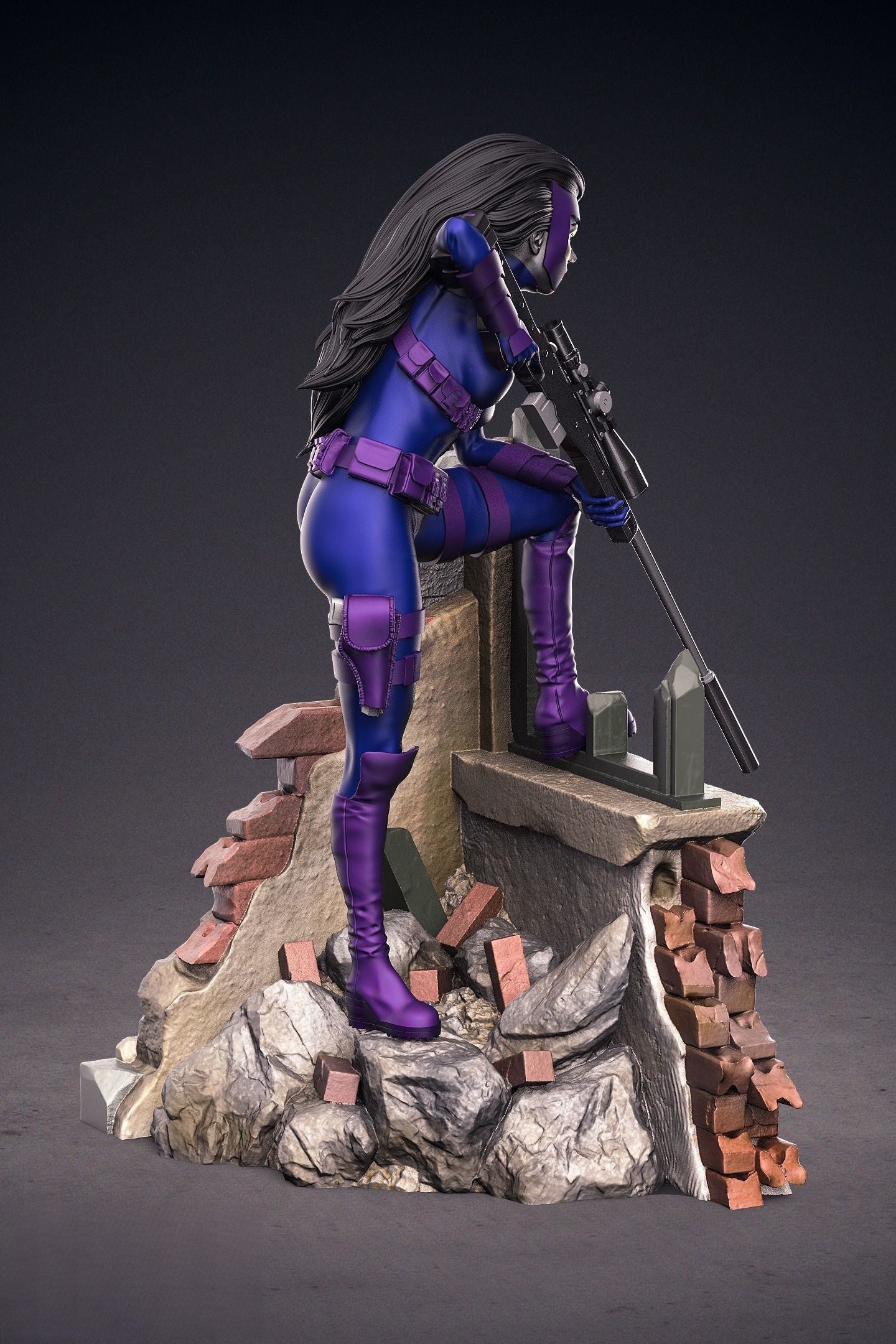 1538 Domino - Marvel Comics - STL 3D Print Files