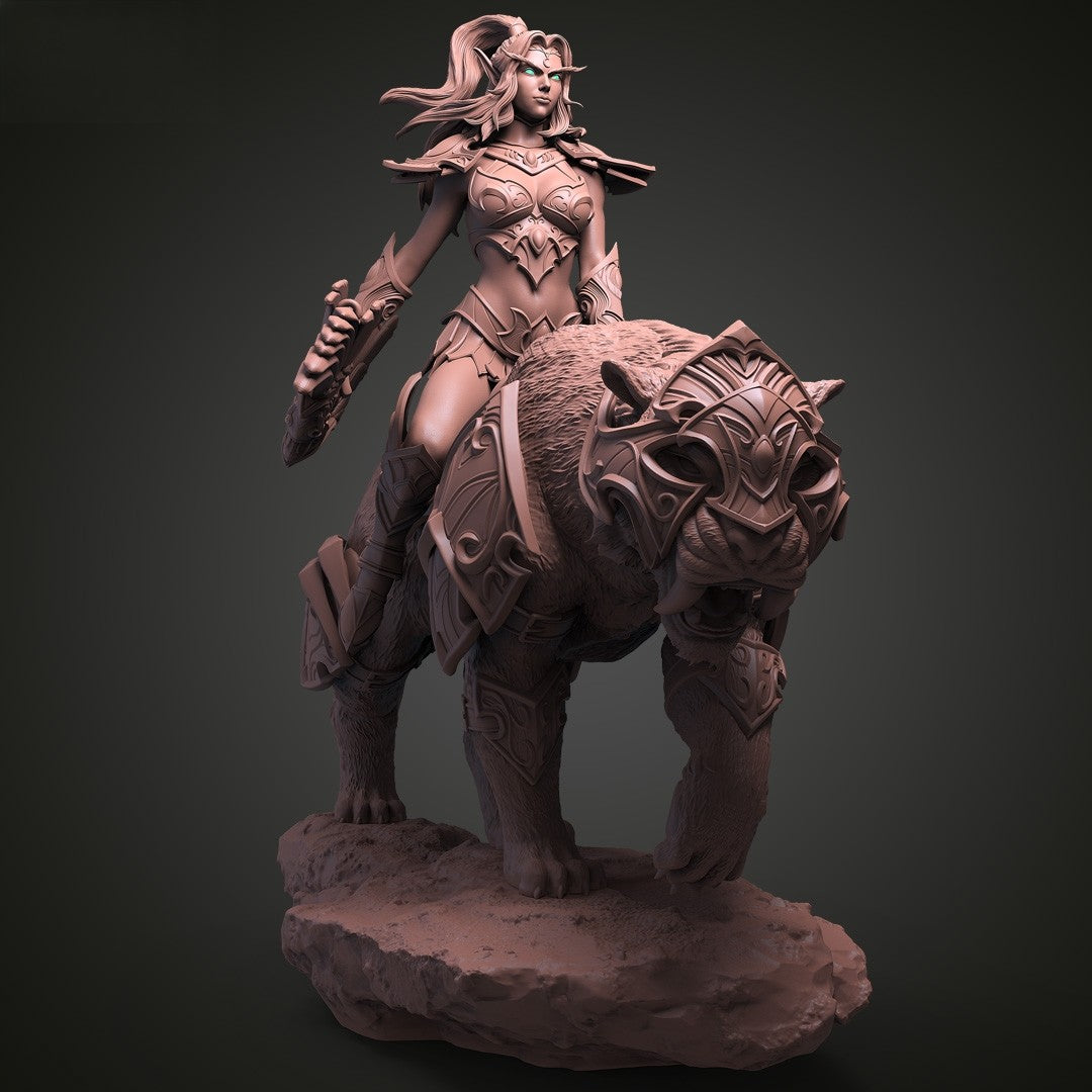 Tyrande and Ashalah - World of Warcraft - STL 3D Print Files