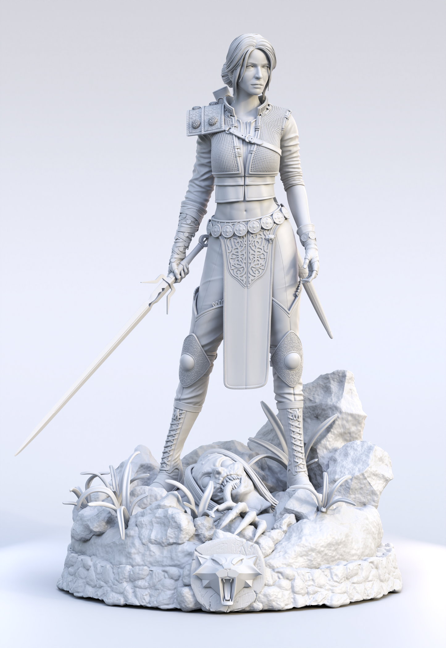 Ciri - The Witcher 3 - STL 3D Print Files