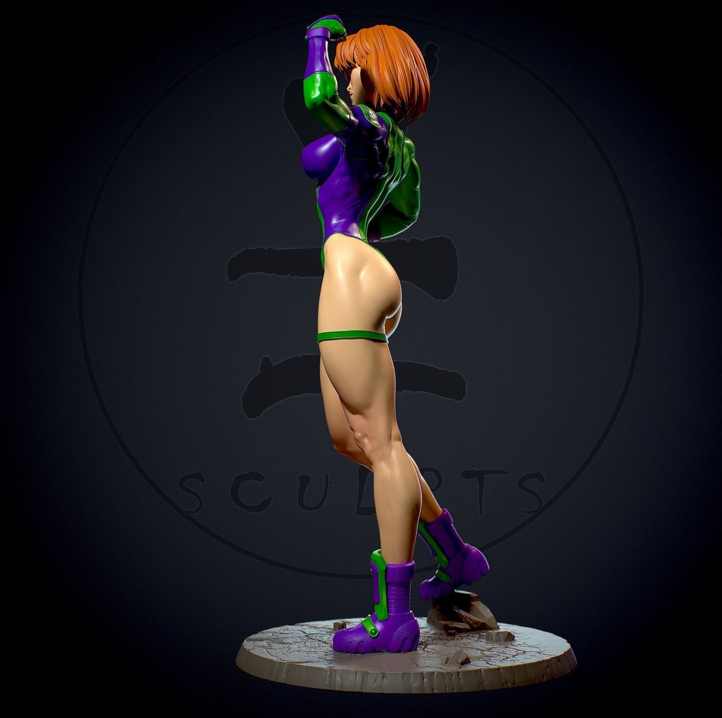 Caitlin Fairchild NSFW - DC Comics - STL 3D Print Files