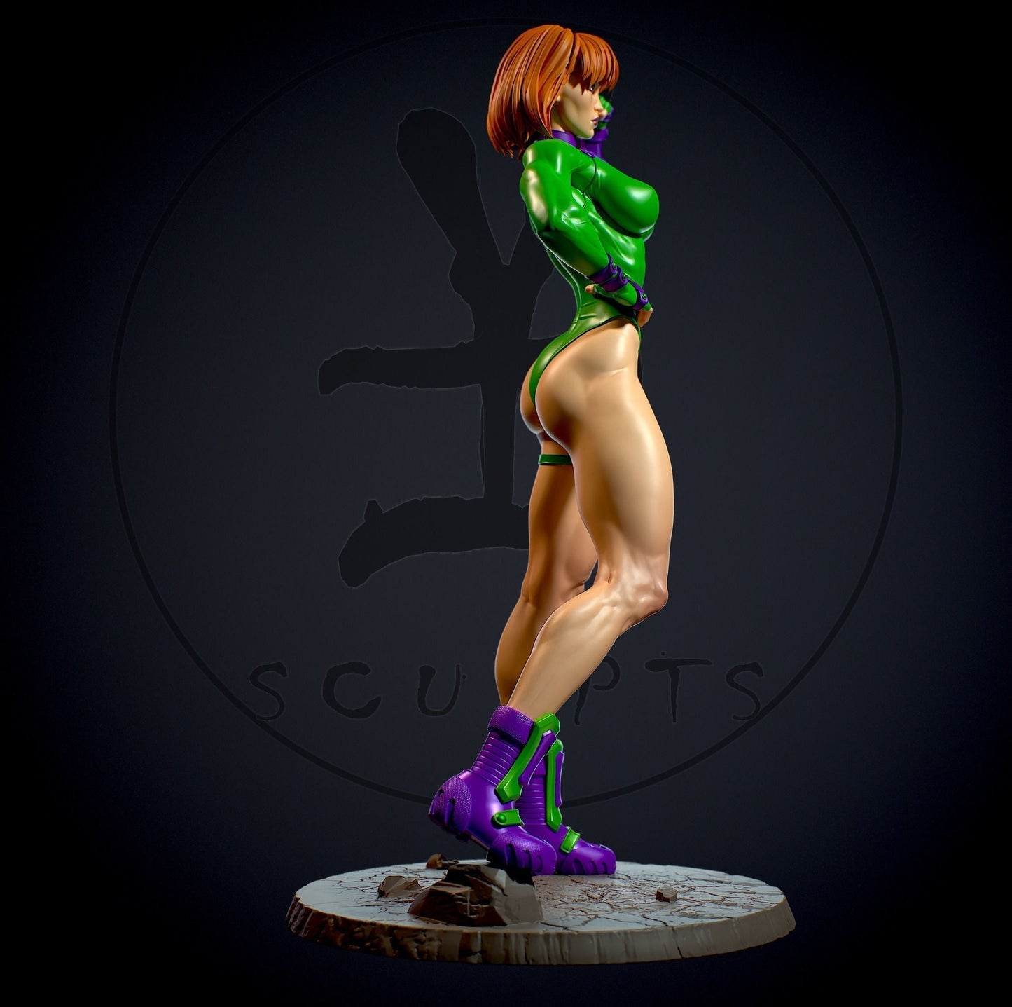 Caitlin Fairchild NSFW - DC Comics - STL 3D Print Files