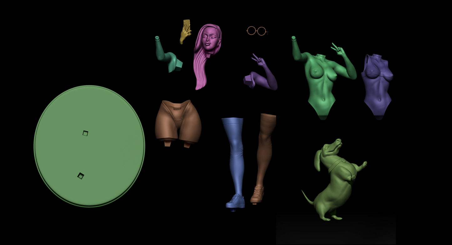 Candy and Queen NSFW - STL 3D Print Files