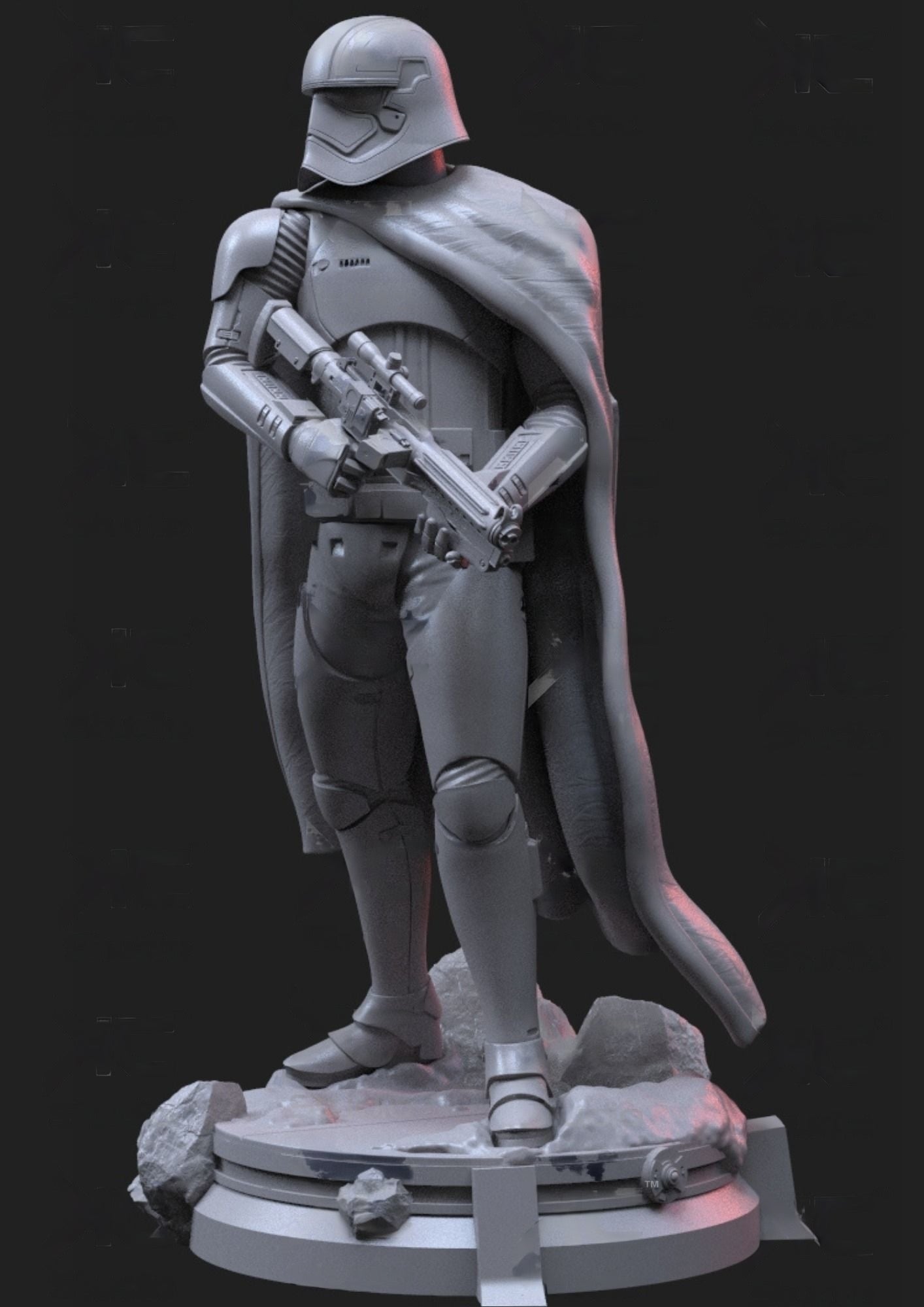 Captain Phasma - Star Wars  - STL 3D Print Files