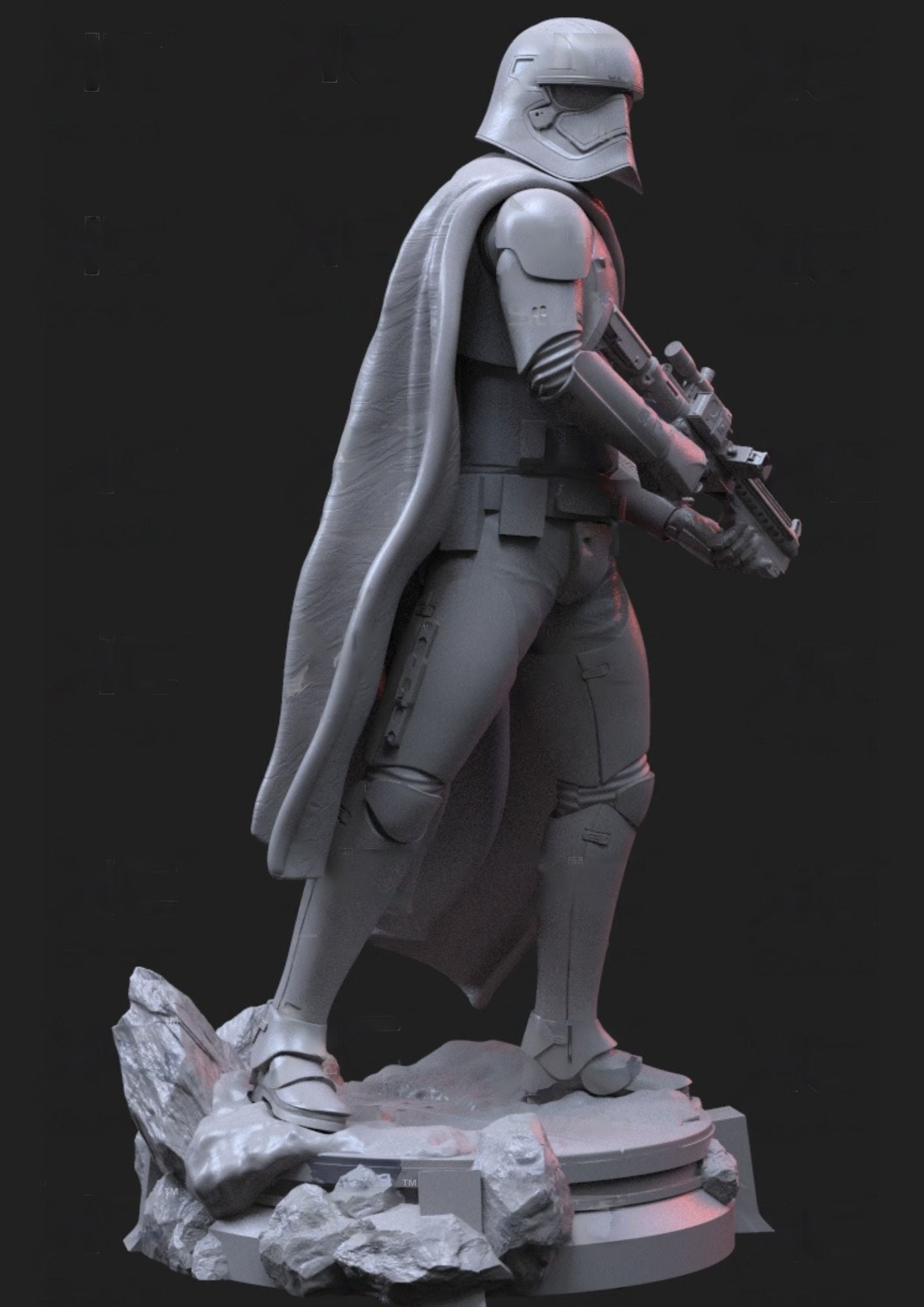 Captain Phasma - Star Wars  - STL 3D Print Files