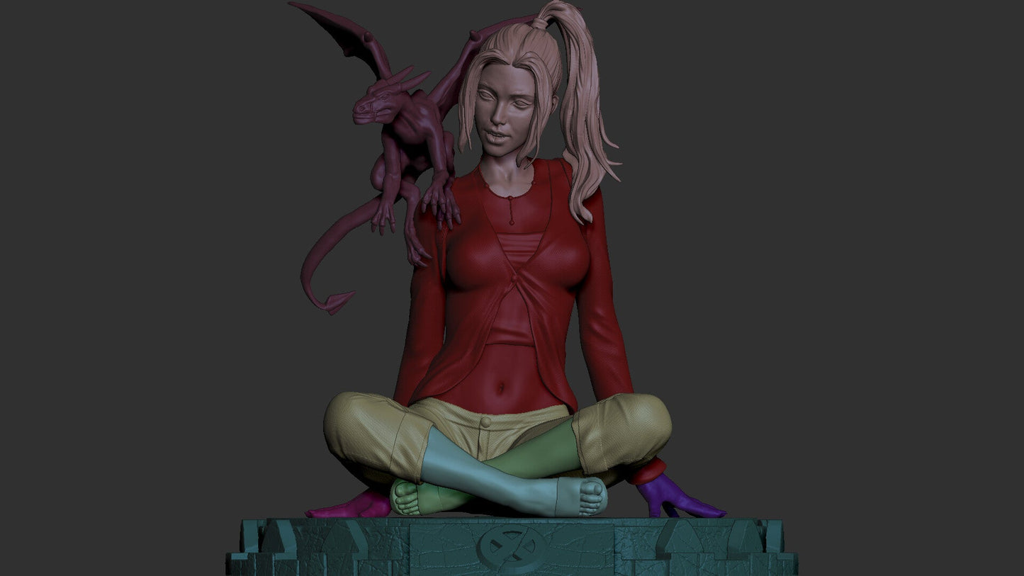 Kitty Pryde - X-MEN - STL 3D Print Files