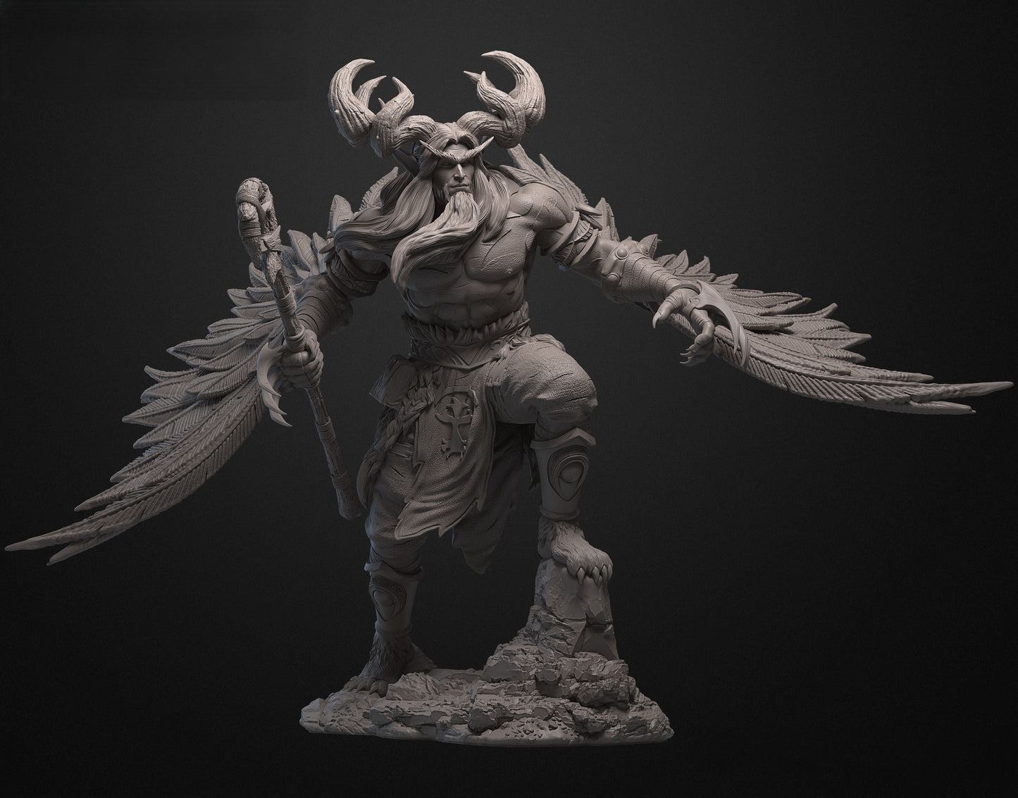 Malfurion Stormrage - World of Warcraft - STL 3D Print Files