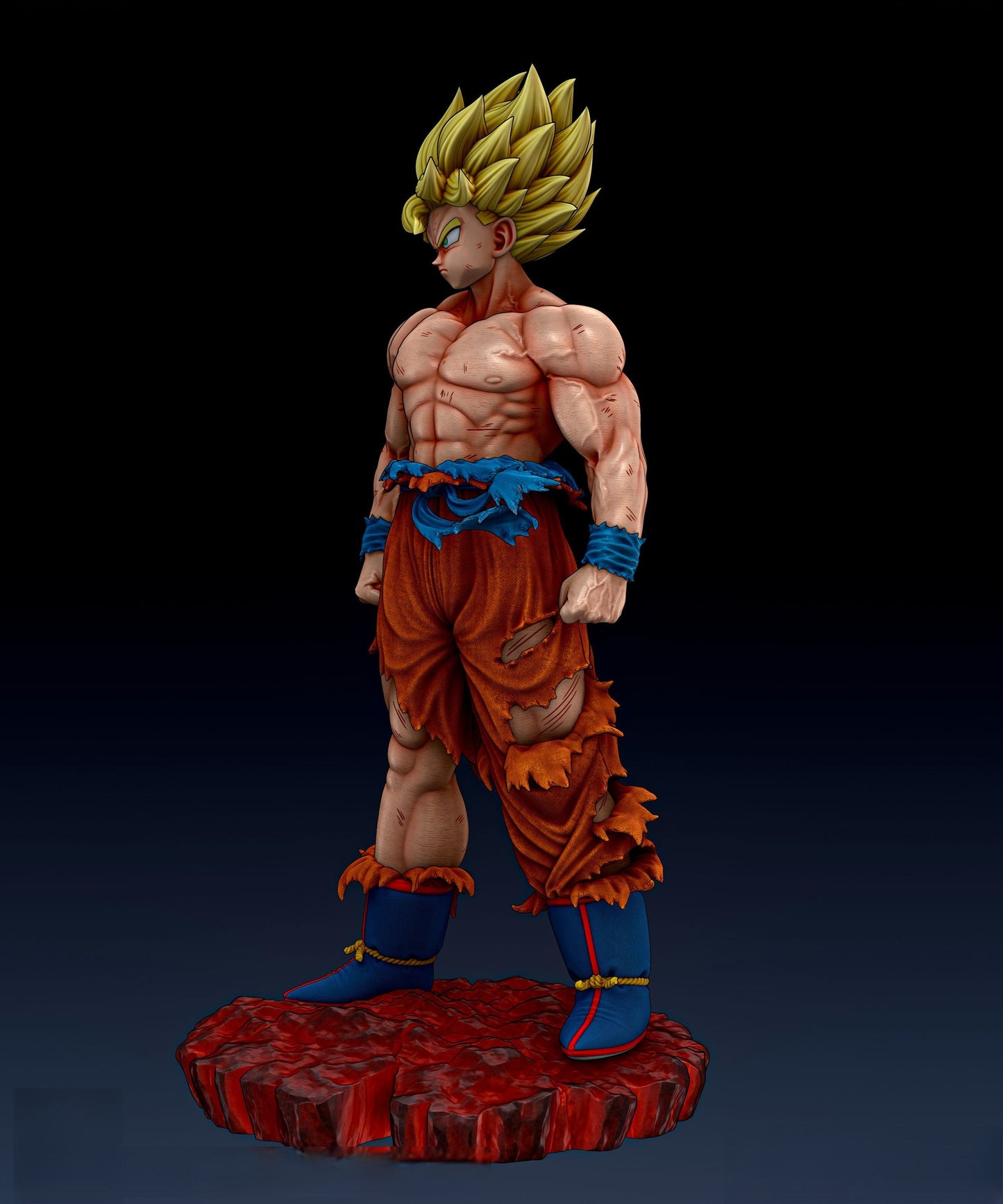 1249 Super Saiyan Goku -  Dragon Ball Z  - STL 3D Print Files