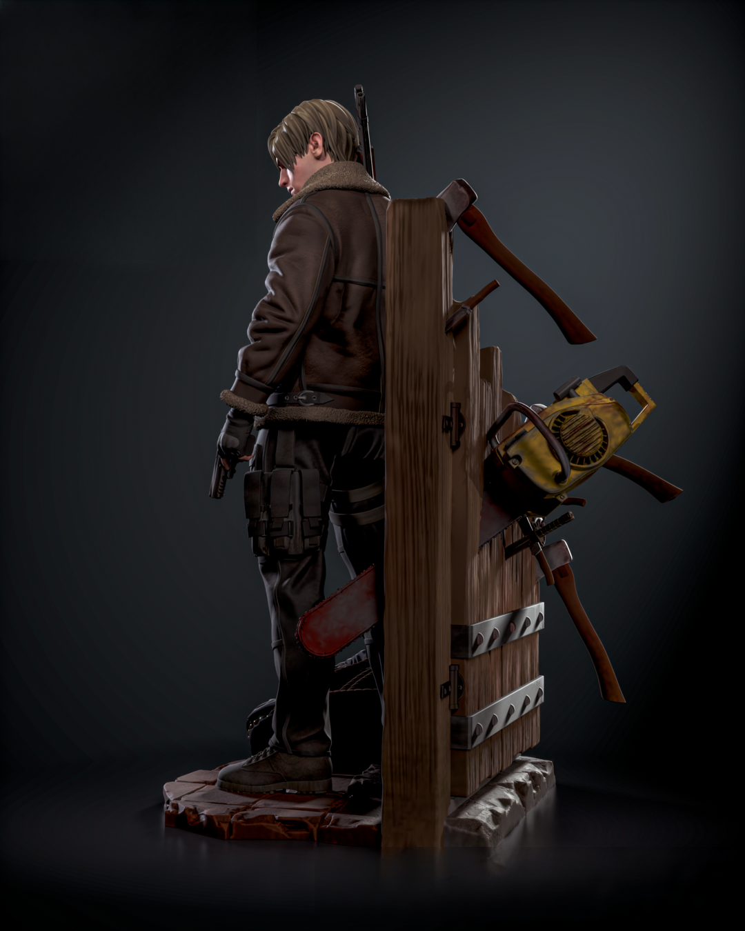 Leon Scott Kennedy - Resident Evil - STL 3D Print Files