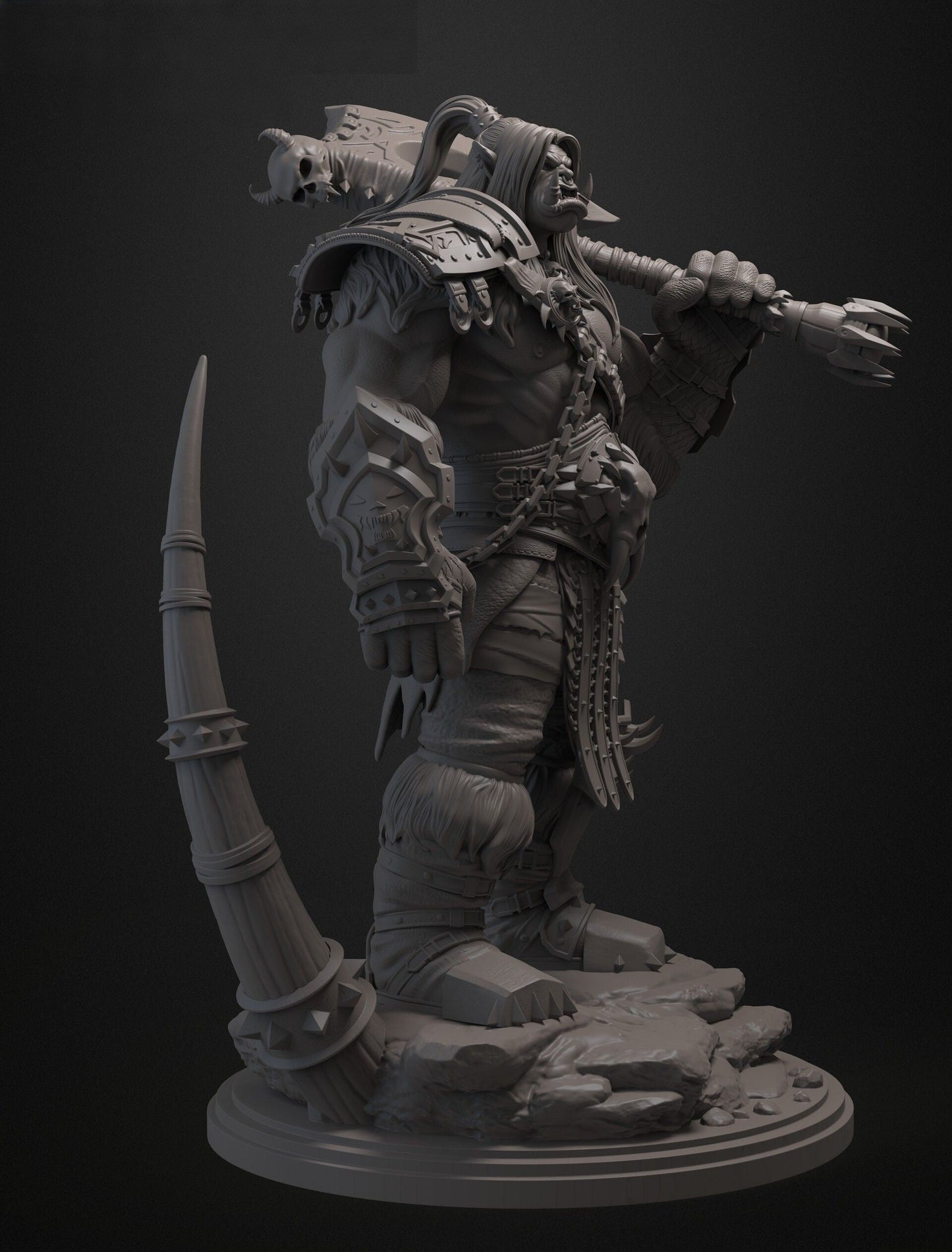 Grommash Hellscream - World of Warcraft - STL 3D Print Files