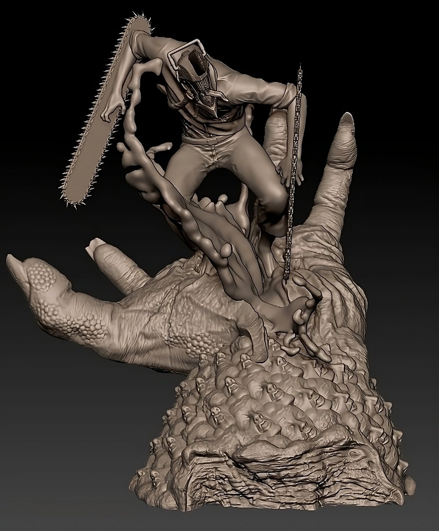 1473 Denji - Chainsaw Man - STL 3D Print Files