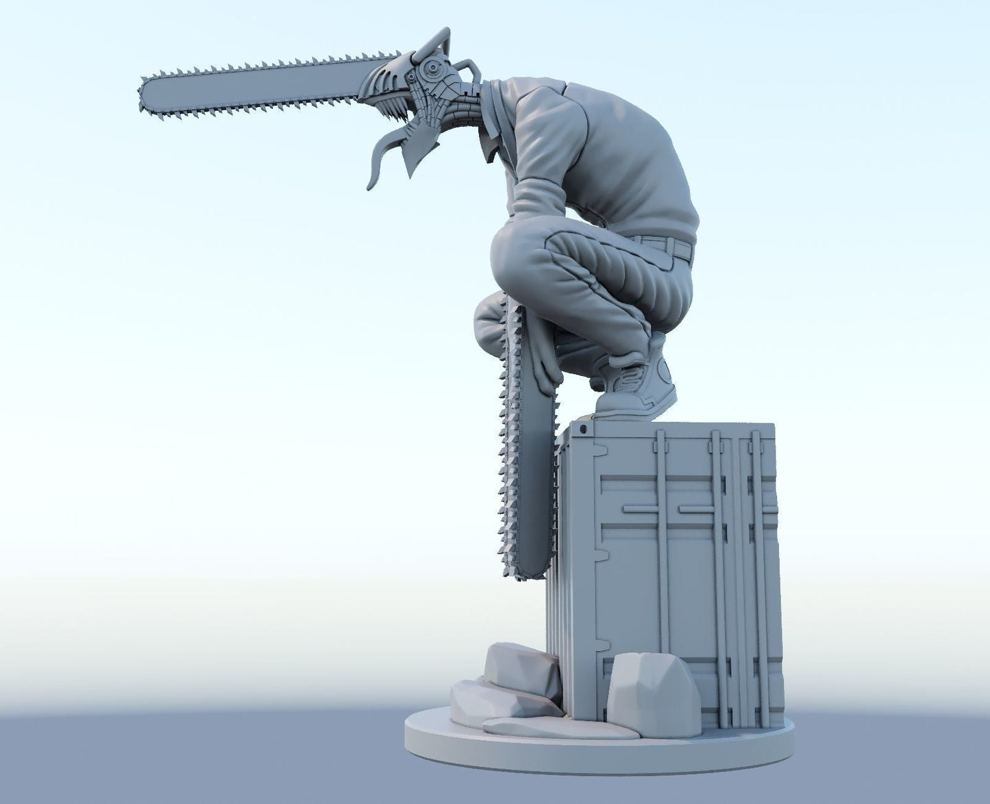 1828 Denji - Chainsaw Man - STL 3D Print Files