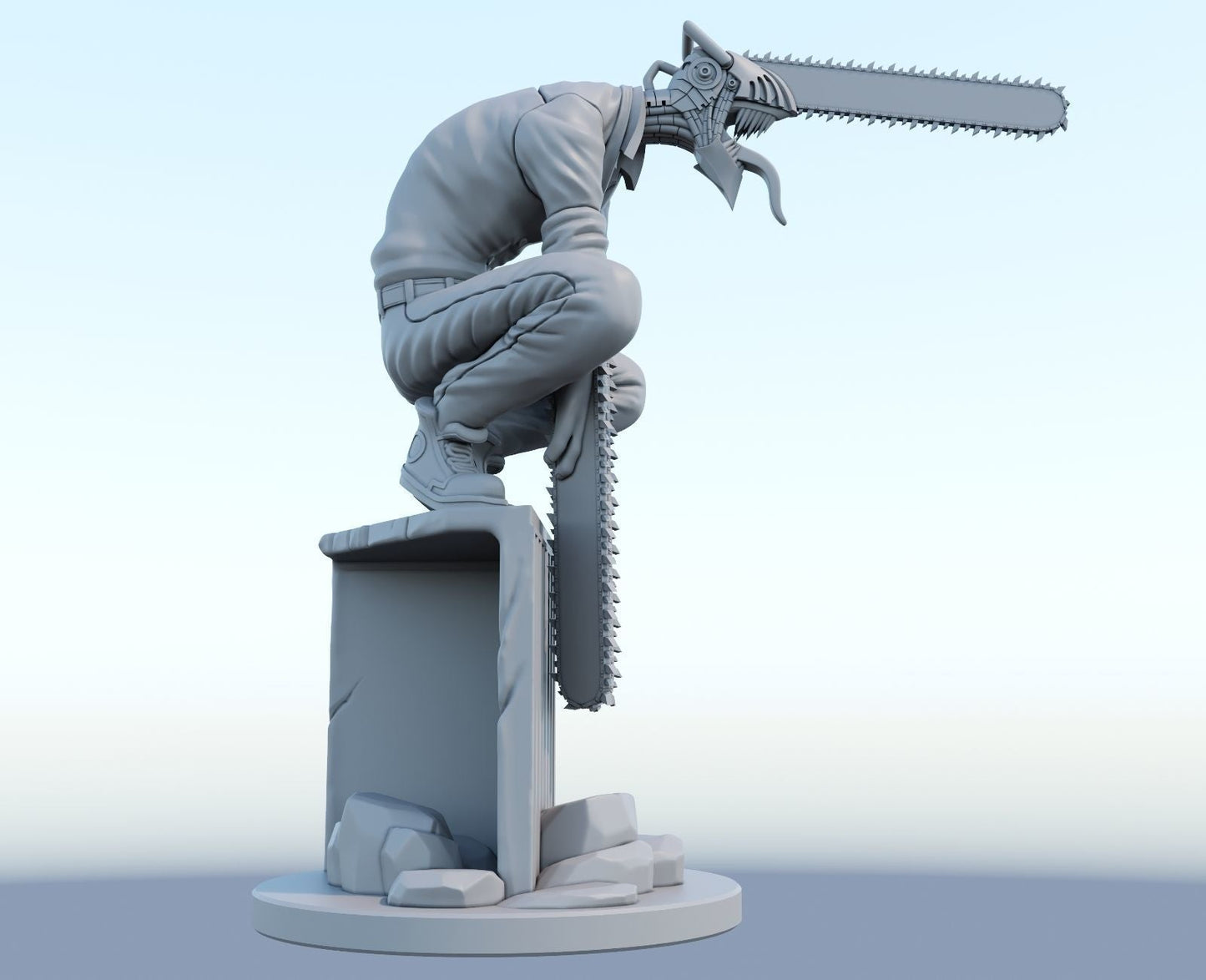 1828 Denji - Chainsaw Man - STL 3D Print Files