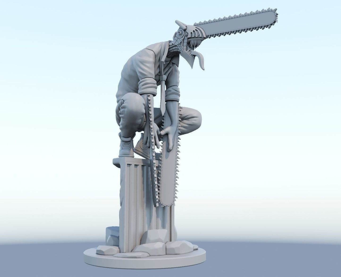 1828 Denji - Chainsaw Man - STL 3D Print Files