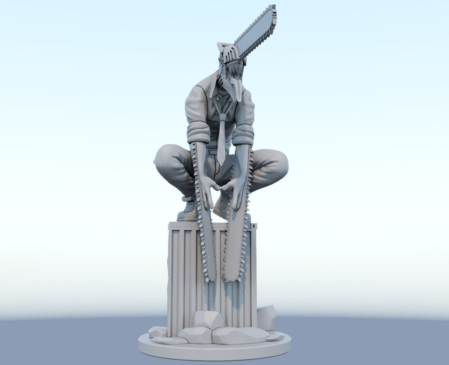 1828 Denji - Chainsaw Man - STL 3D Print Files