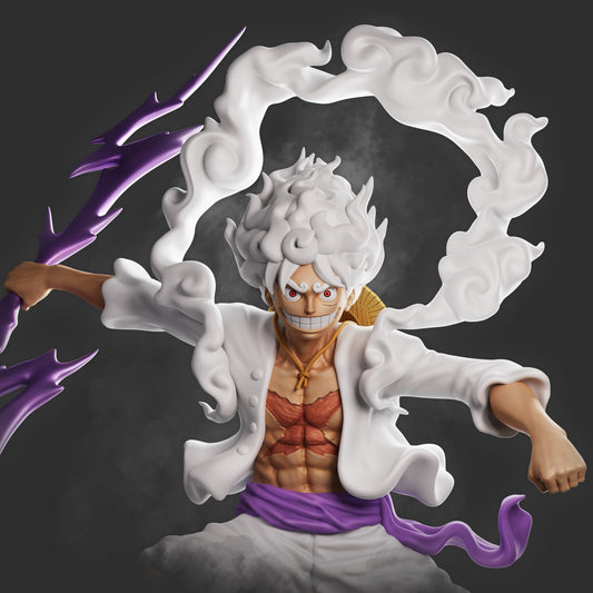 1589 Luffy Gear 5 - One Piece - STL 3D Print Files