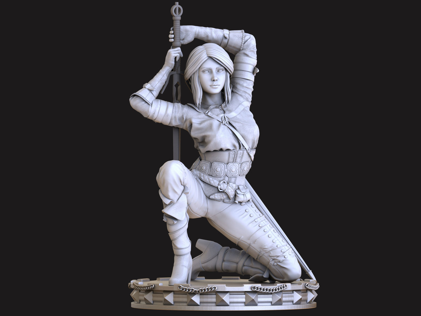 Ciri NSFW - The Witcher - STL 3D Print Files