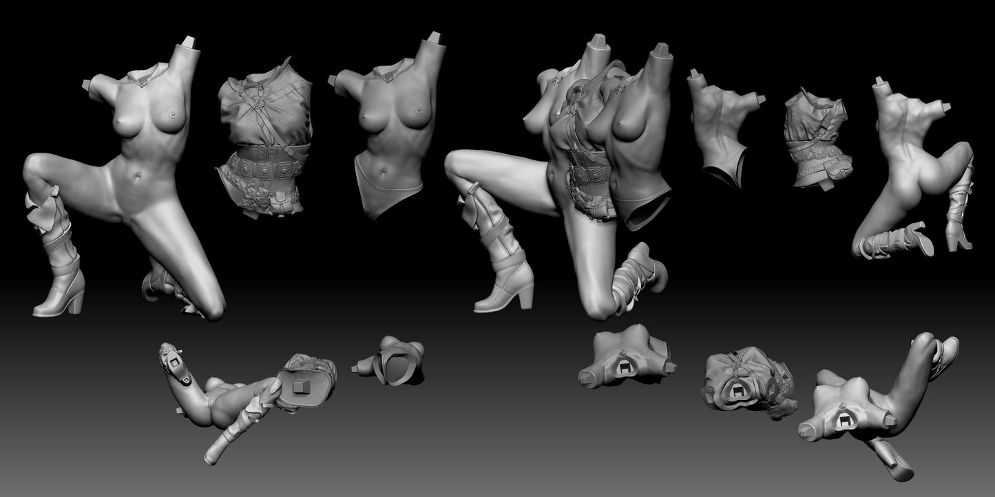 Ciri NSFW - The Witcher - STL 3D Print Files