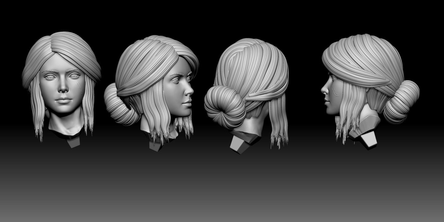 Ciri NSFW - The Witcher - STL 3D Print Files