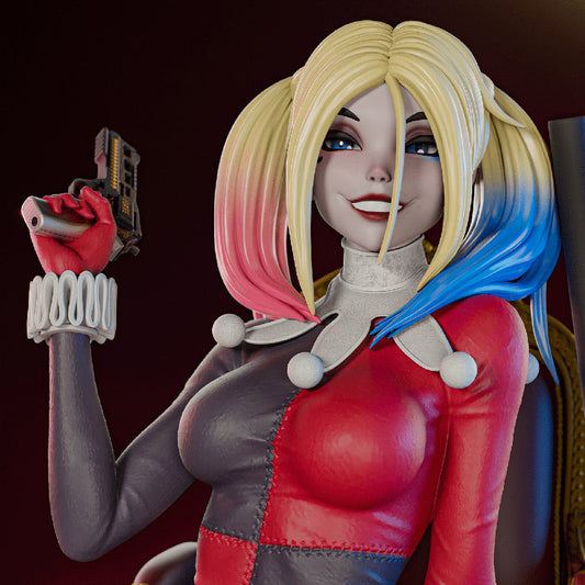 1534 Classic Harley Quinn - DC Comics - STL 3D Print Files