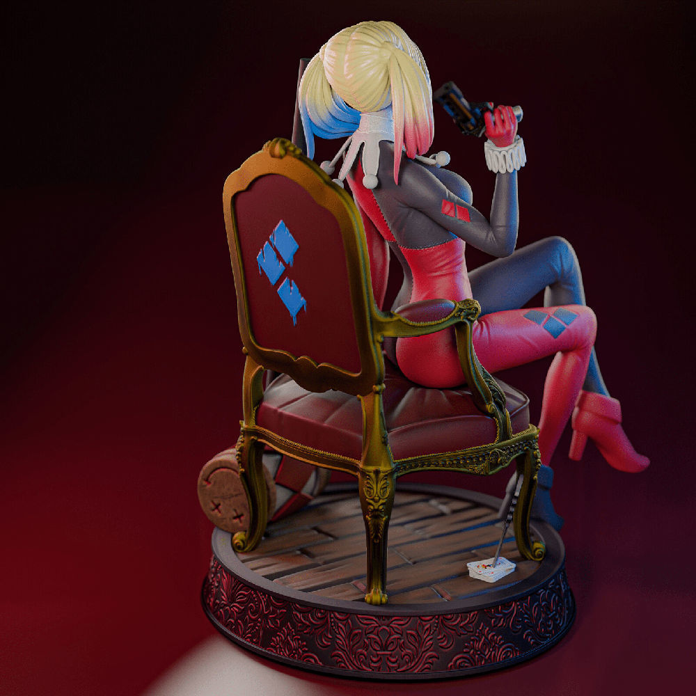 1534 Classic Harley Quinn - DC Comics - STL 3D Print Files