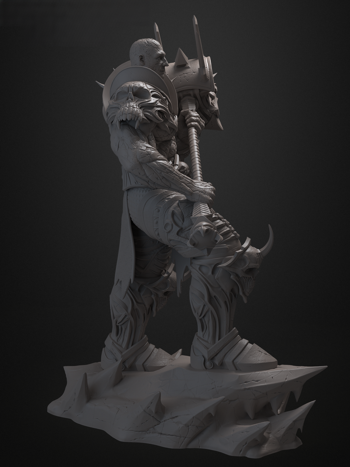 Bolvar Fordragon The Lich King - World of Warcraft - STL 3D Print Files