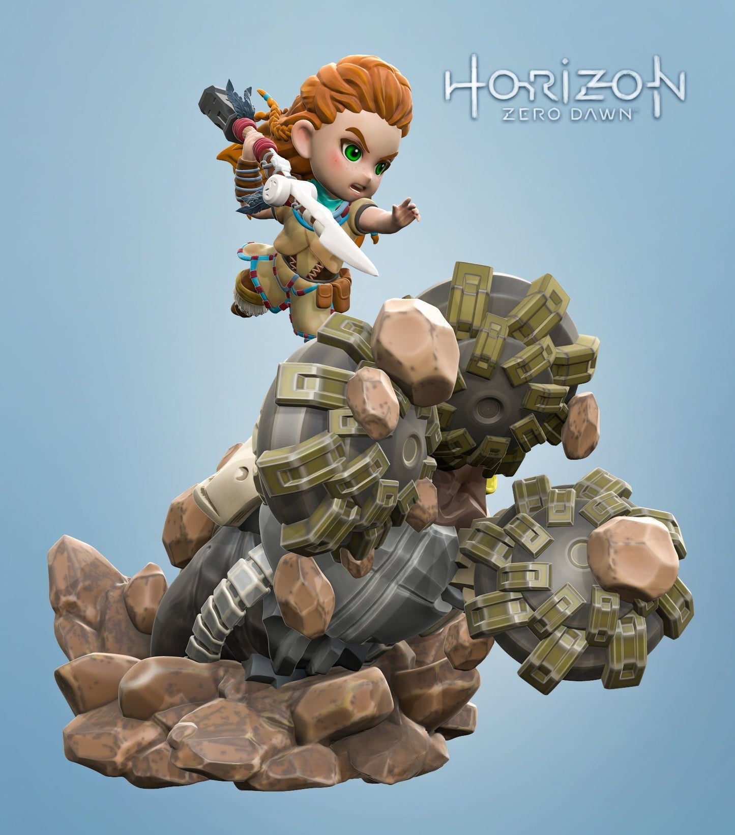 Chibi Aloy - Horizon Zero Dawn - STL 3D Print Files