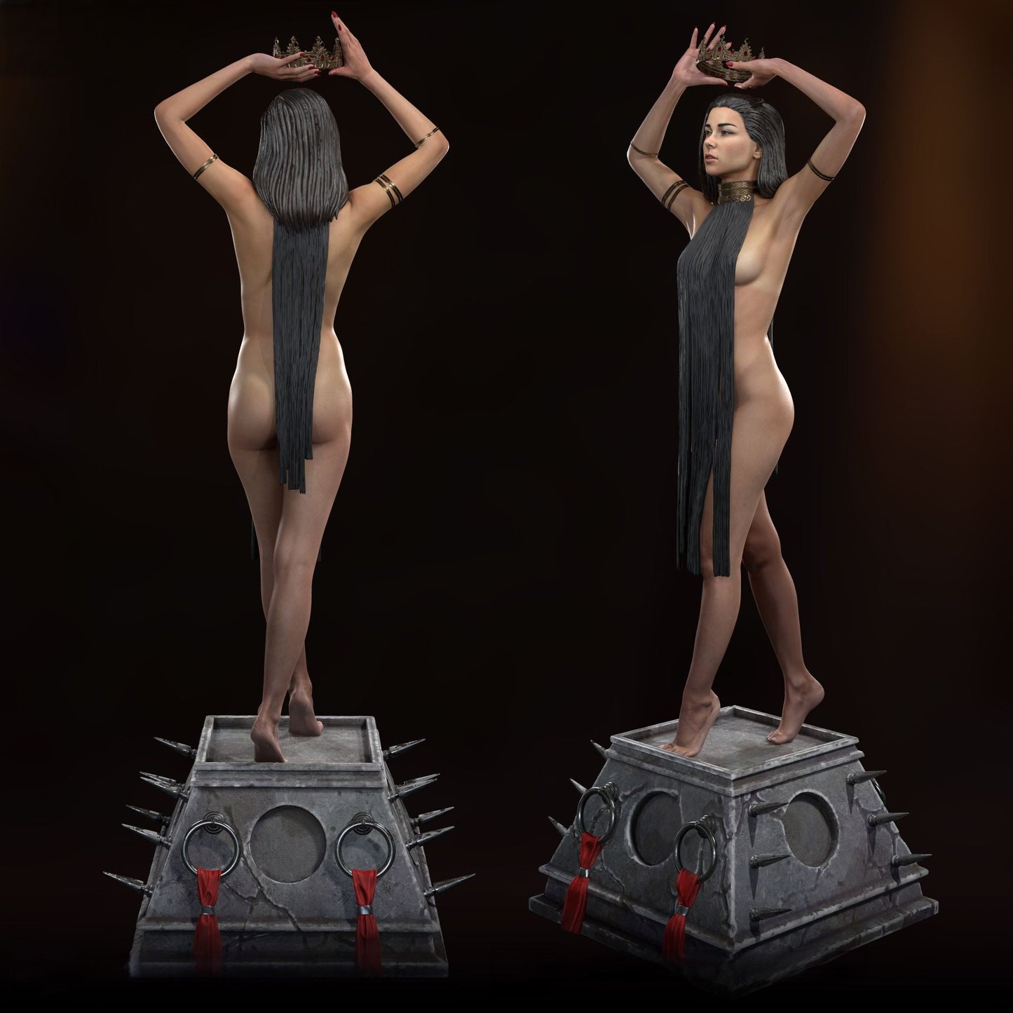 Nude Lady NSFW - STL 3D Print Files