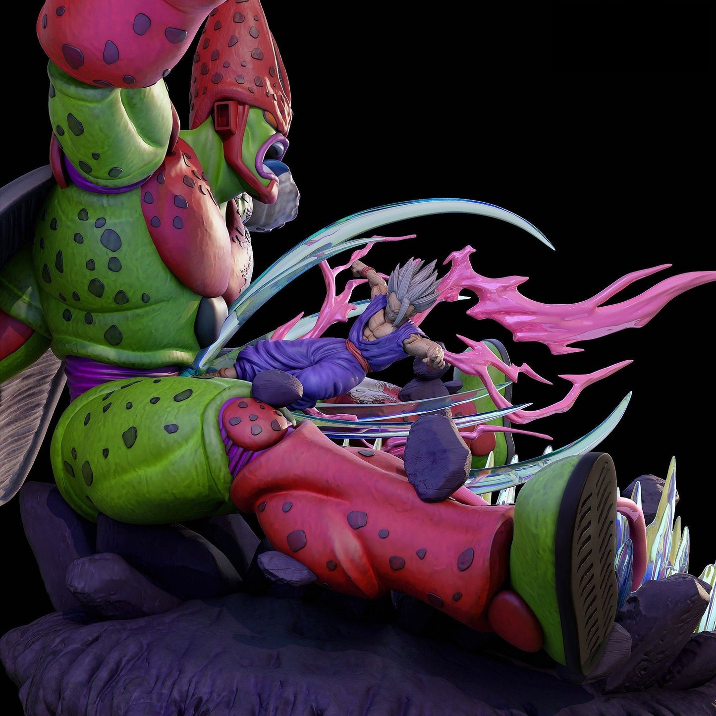 Cell Max vs Gohan - Dragon Ball - STL 3D Print Files