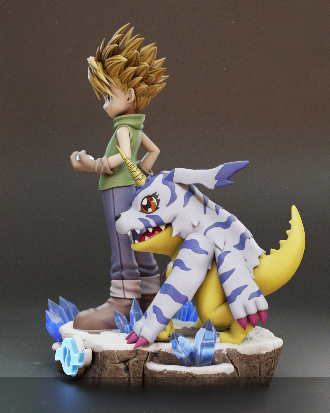 Matt and Gabumon - Digimon - STL 3D Print Files