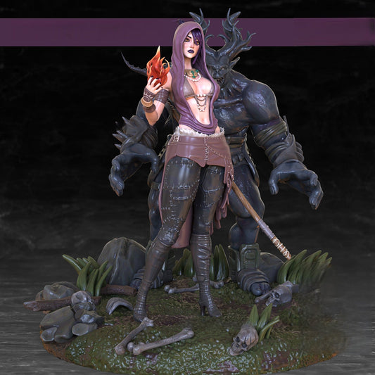 Morrigan NSFW - Dragon Age  - STL 3D Print Files