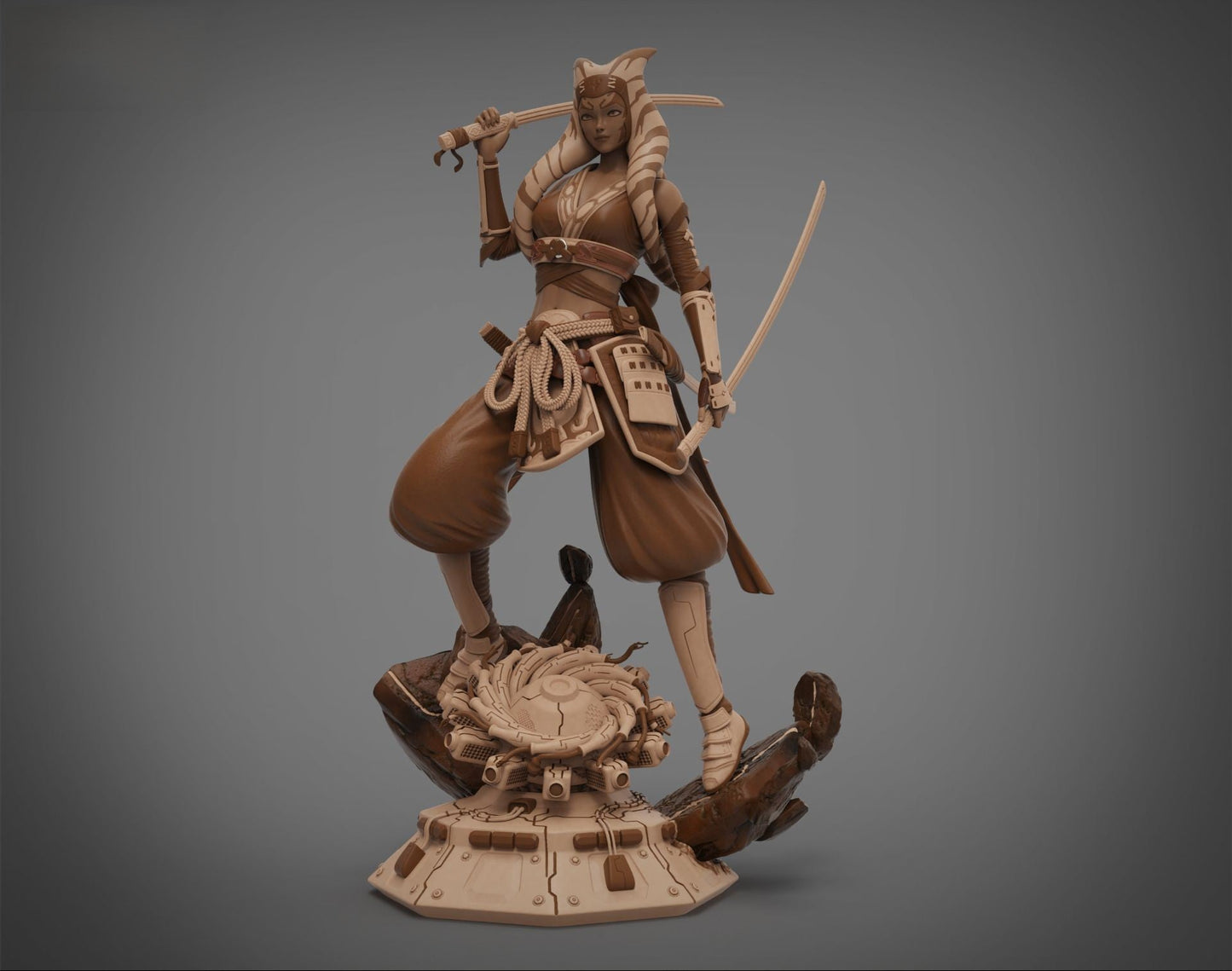 Ahsoka Tano Samurai - Star Wars - STL 3D Print Files