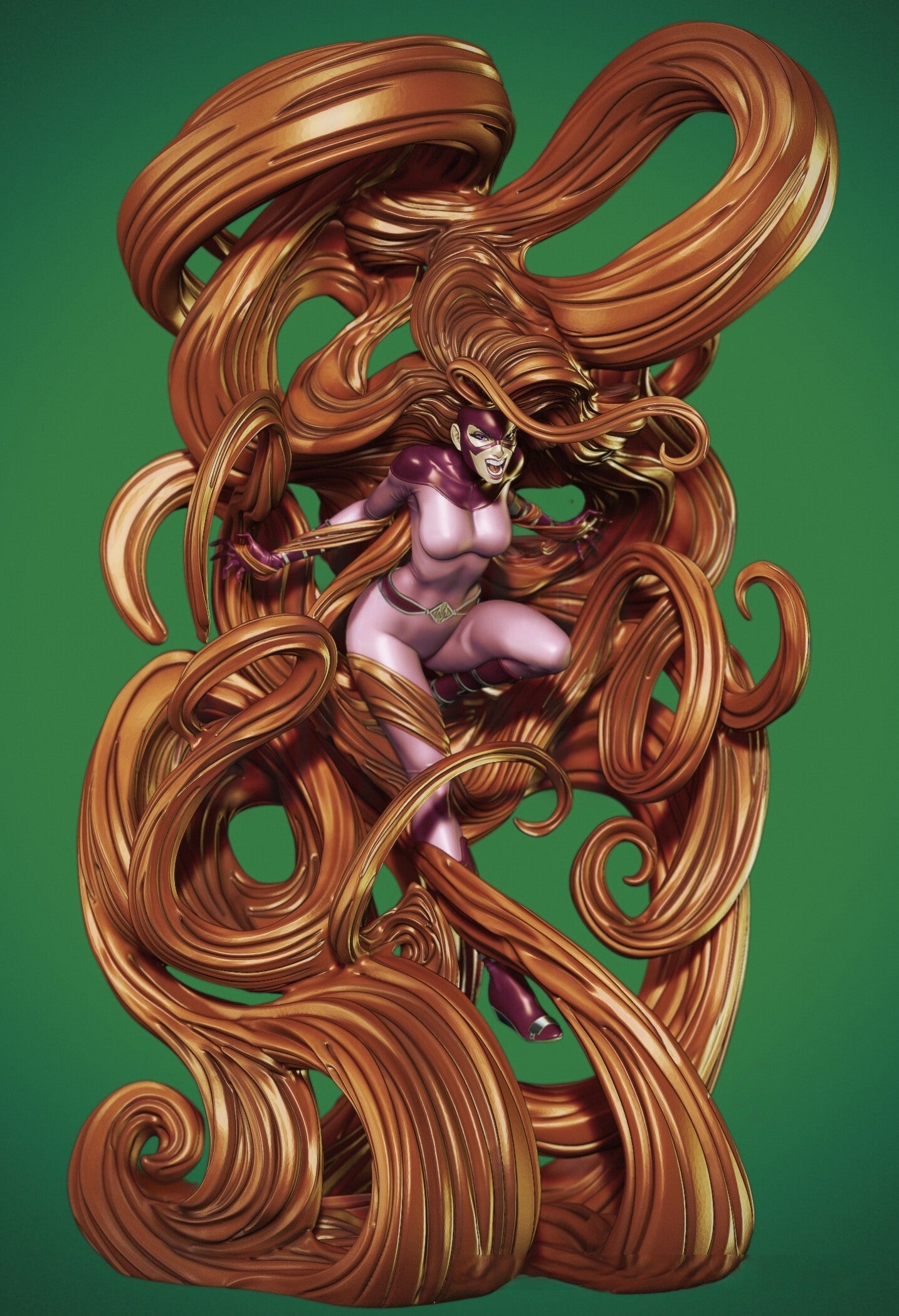 Queen of the Inhumans - Medusa - Marvel Comics  - STL 3D Print Files