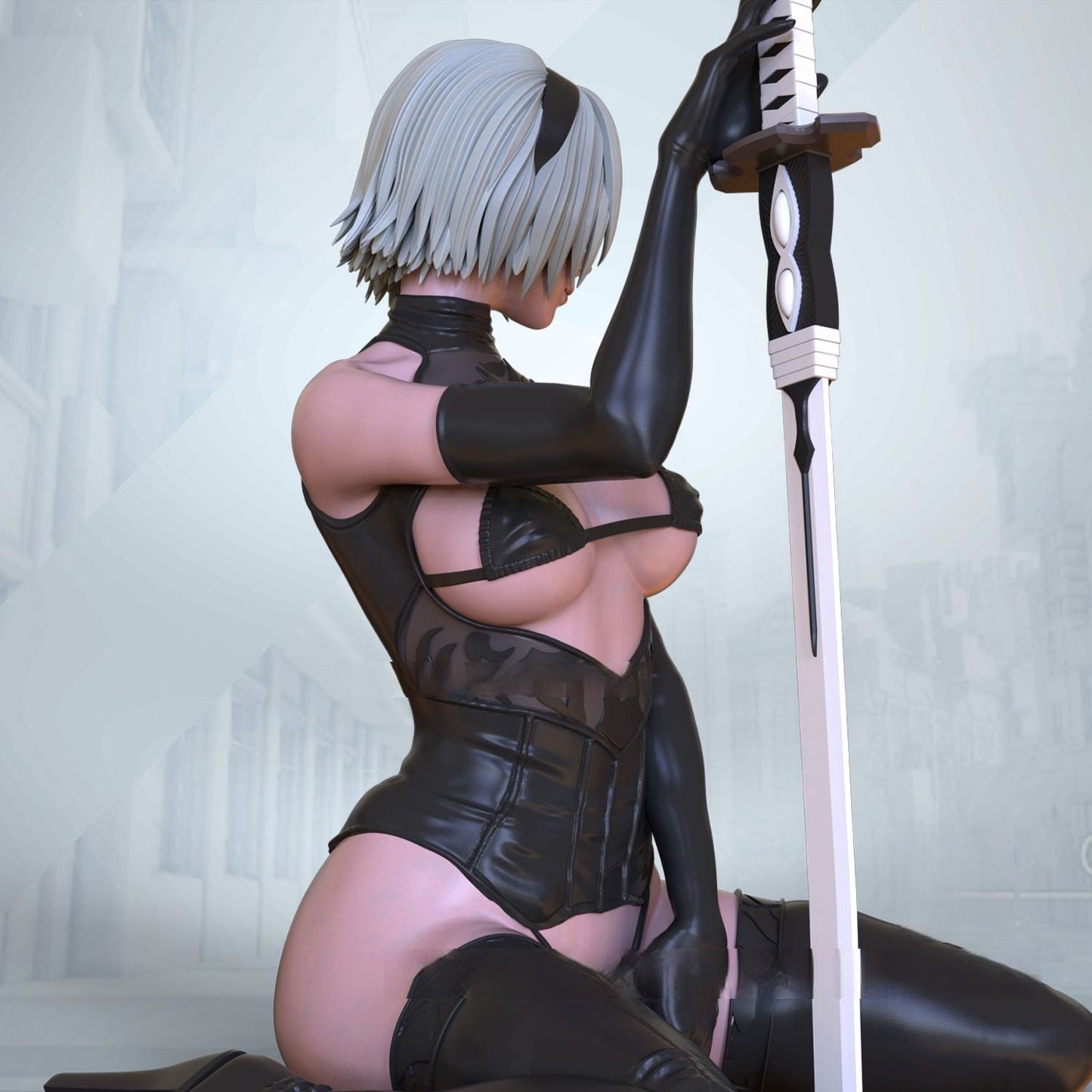 1233 2B NSFW - NIER AUTOMATA - STL 3D Print Files