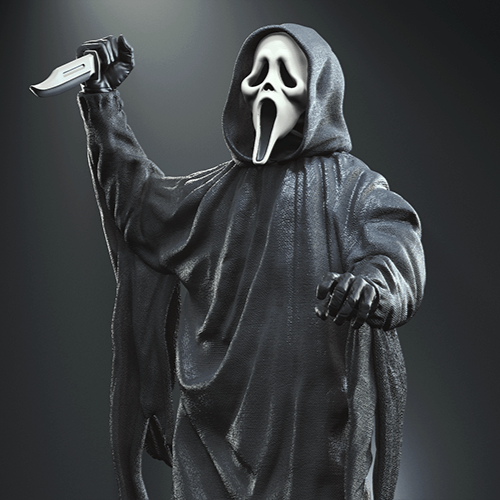 Ghostface - Scream - STL 3D Print Files