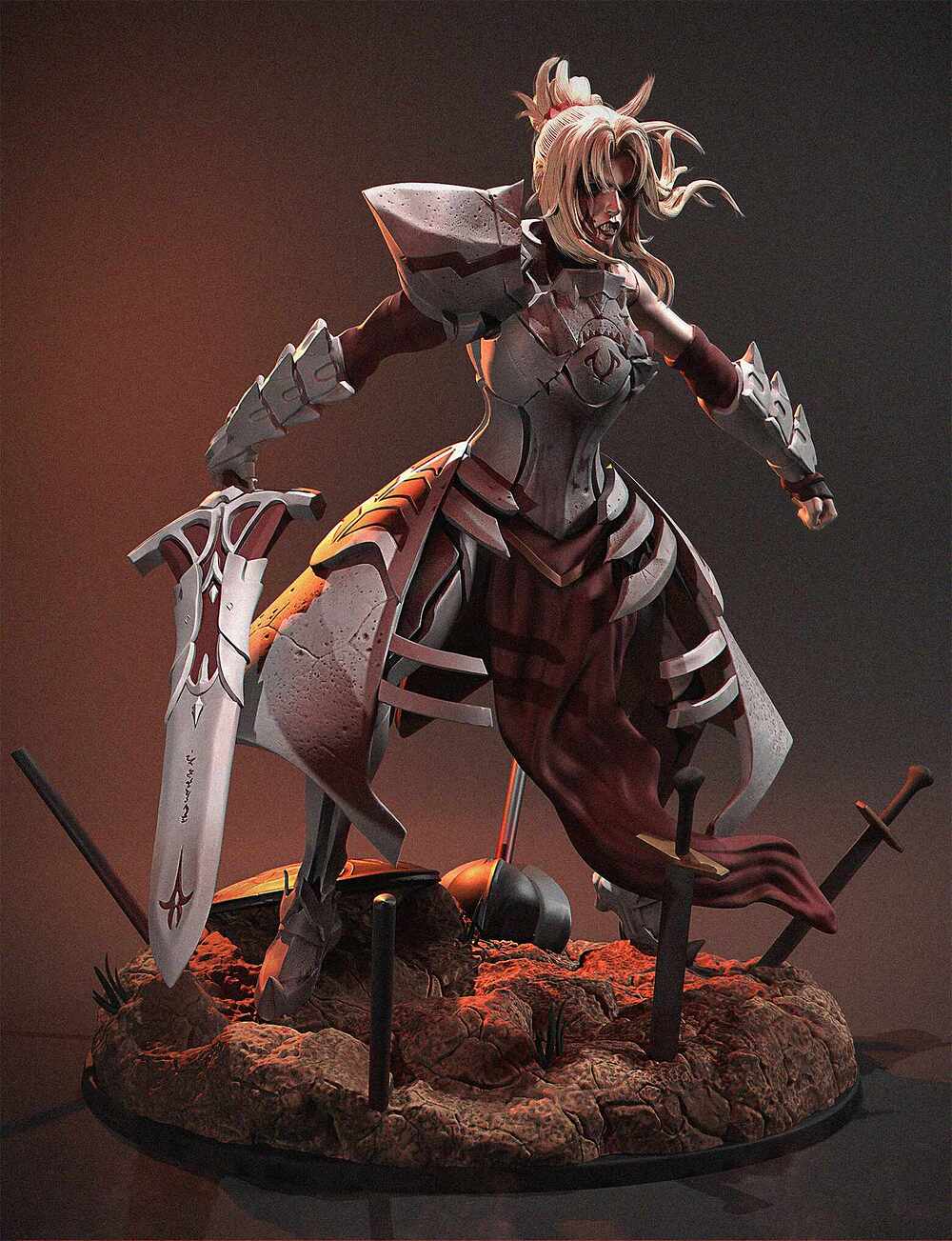 Mordred Pendragon - Fate/Grand Order - STL 3D Print Files