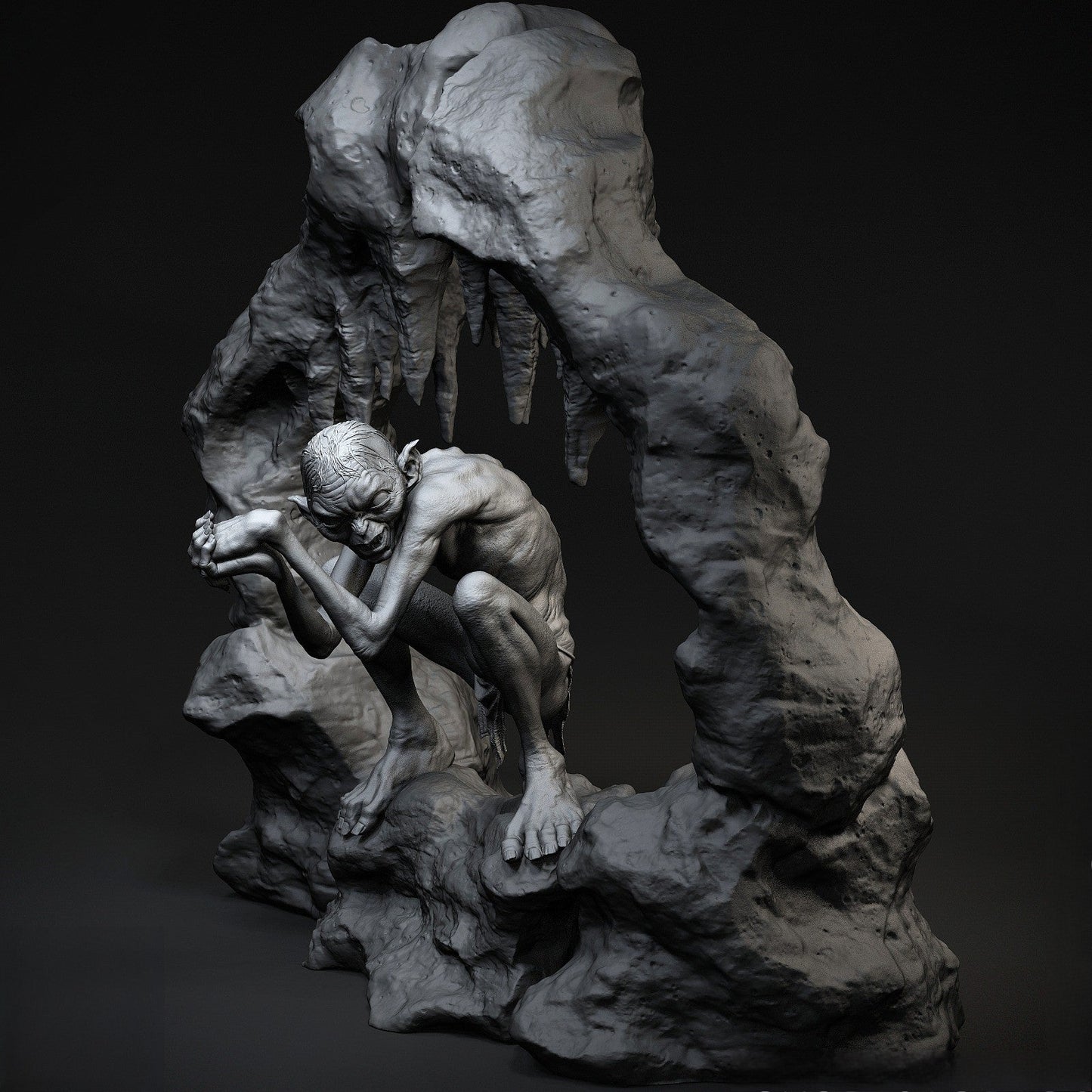 1460 Gollum - The Lord of the Rings - STL 3D Print Files